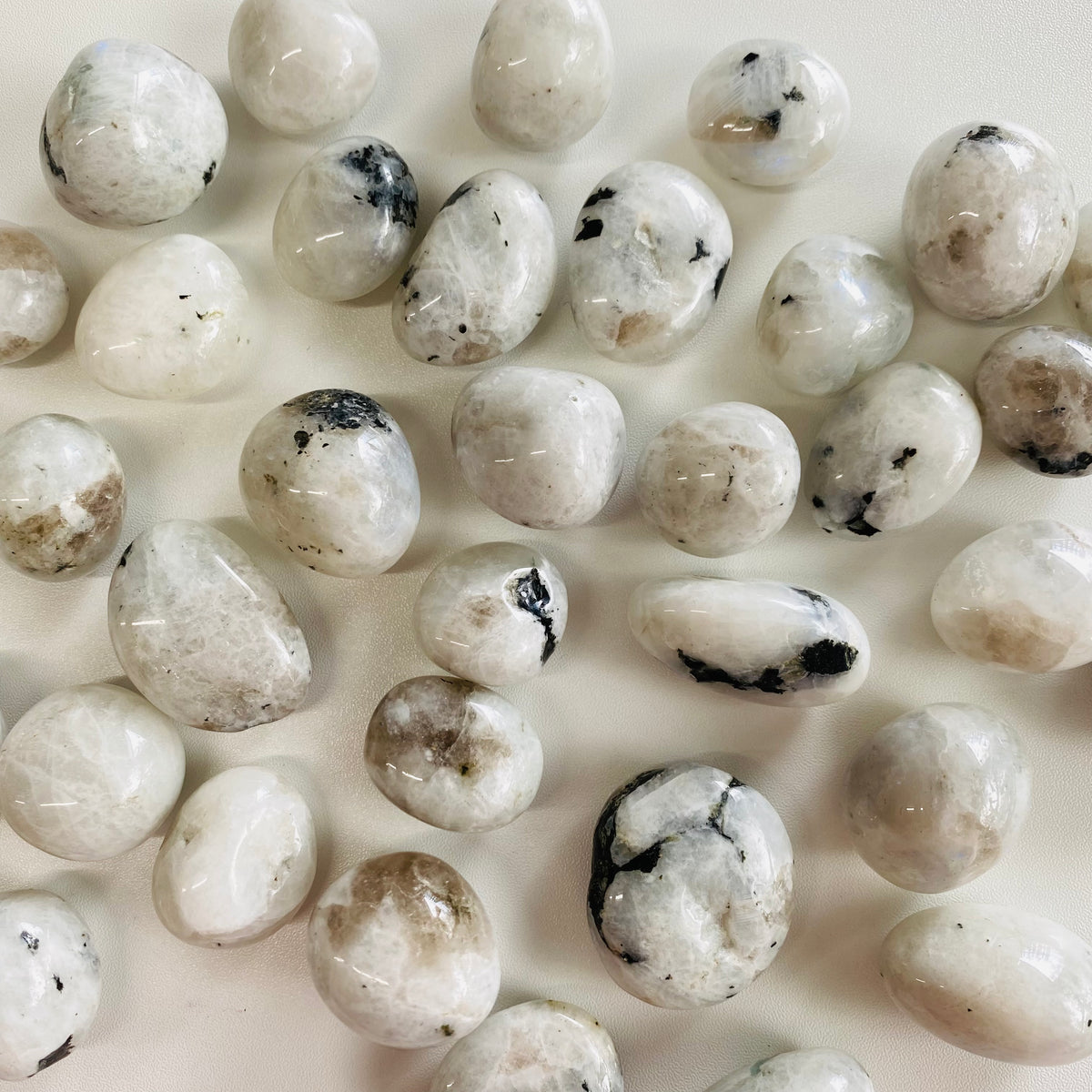 Tumbled Crystal - Moonstone – Jacaranda Crystals
