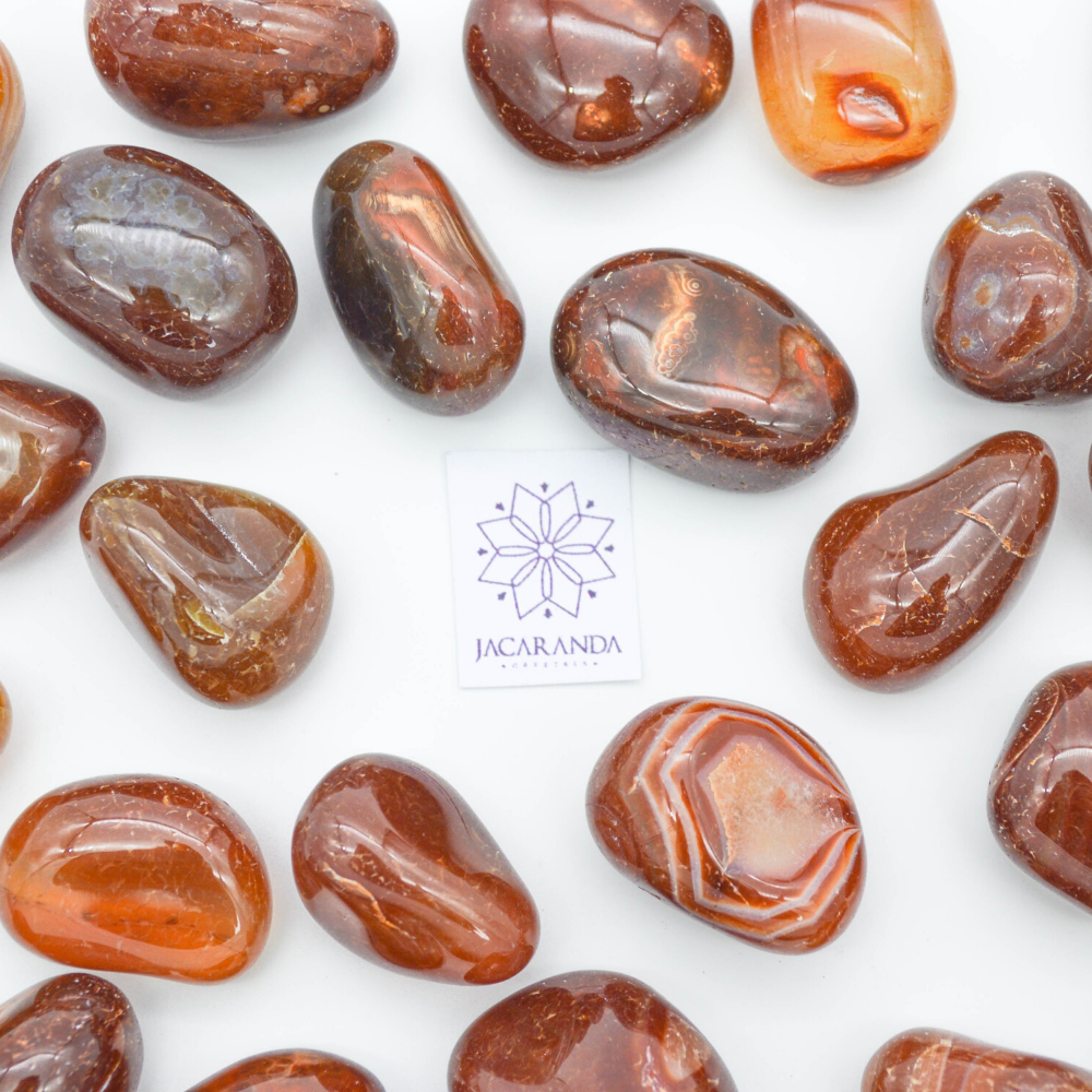 Tumbled Crystal Brown Agate